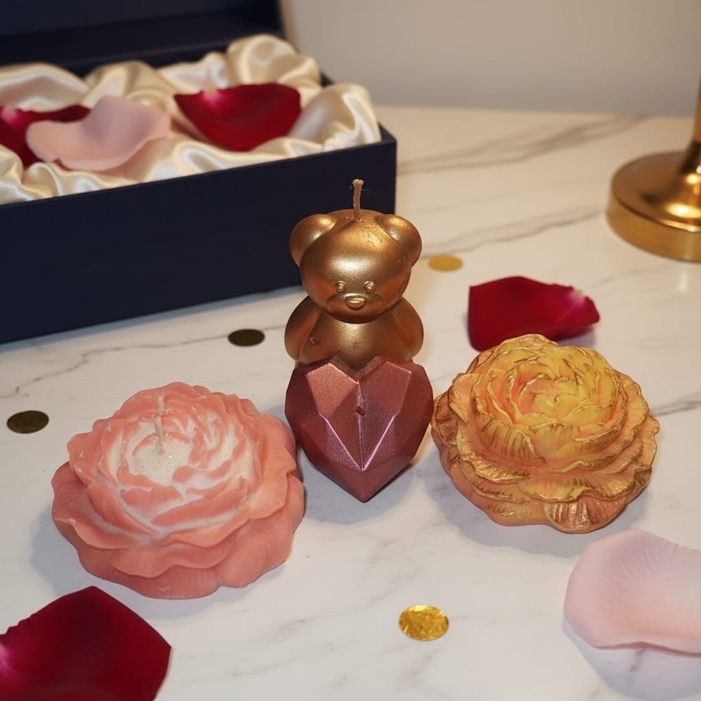 🌹 קולקציית ורדי שעווה — יצירות מופת לכל שולחן.